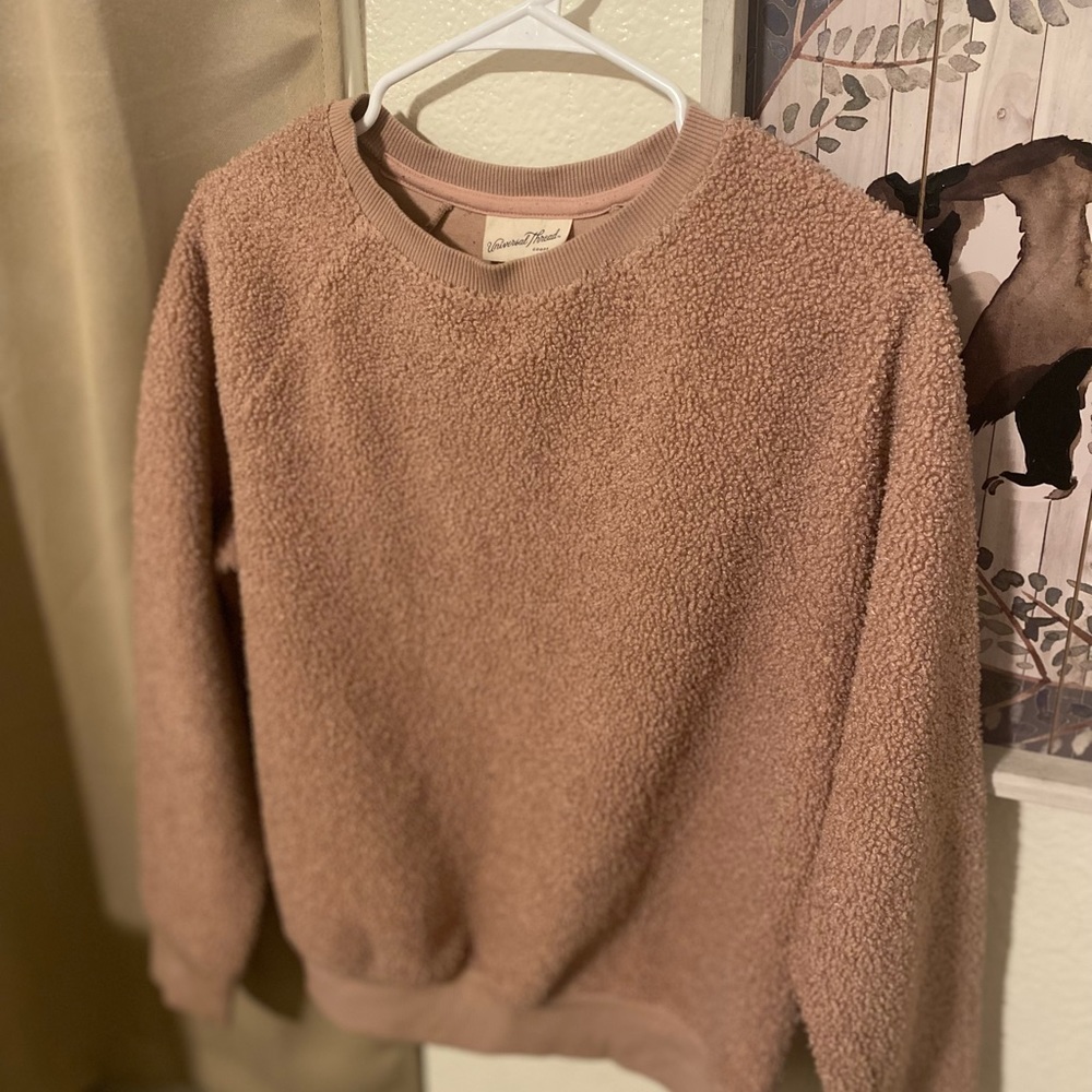 Universal Thread Thick Popcorn Sherpa Sweater